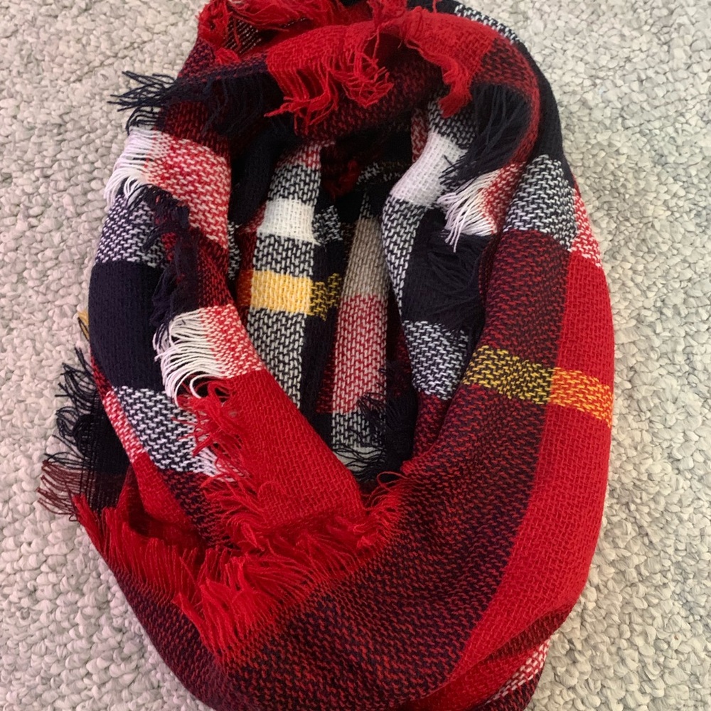 Plaid Infinity Scarf